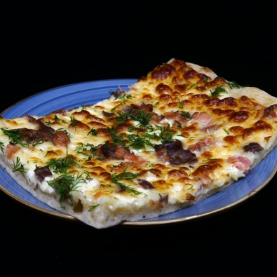 Pizza saumon